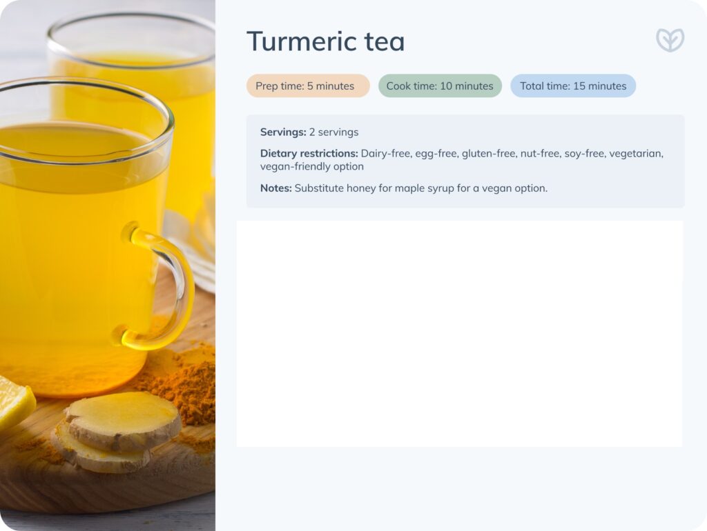 turmeric tea