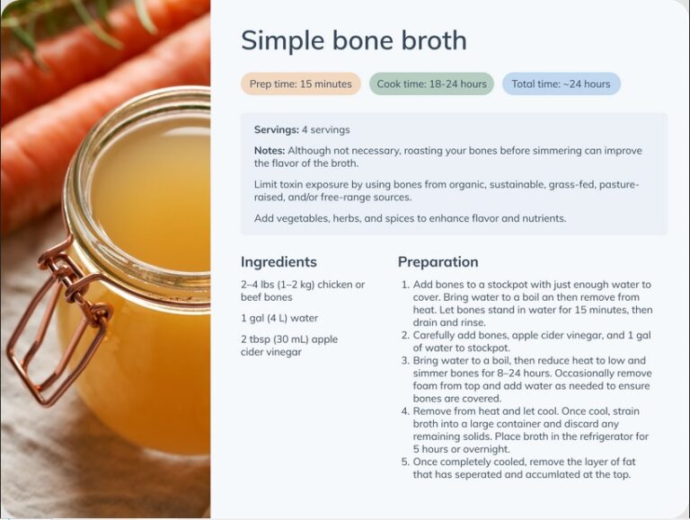 Bone Broth – Free Educational Handout